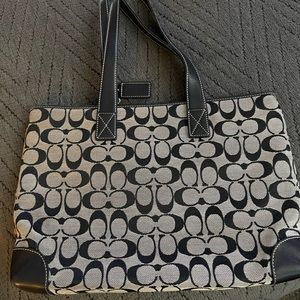 Vintage Coach Signature Tote